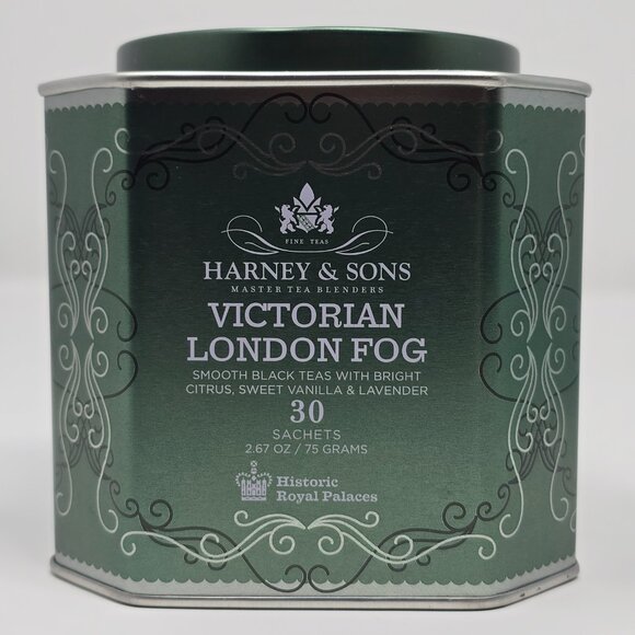 Harney & Sons Victorian London Fog Tea Tin – Empty Collectible Container - Picture 4 of 10